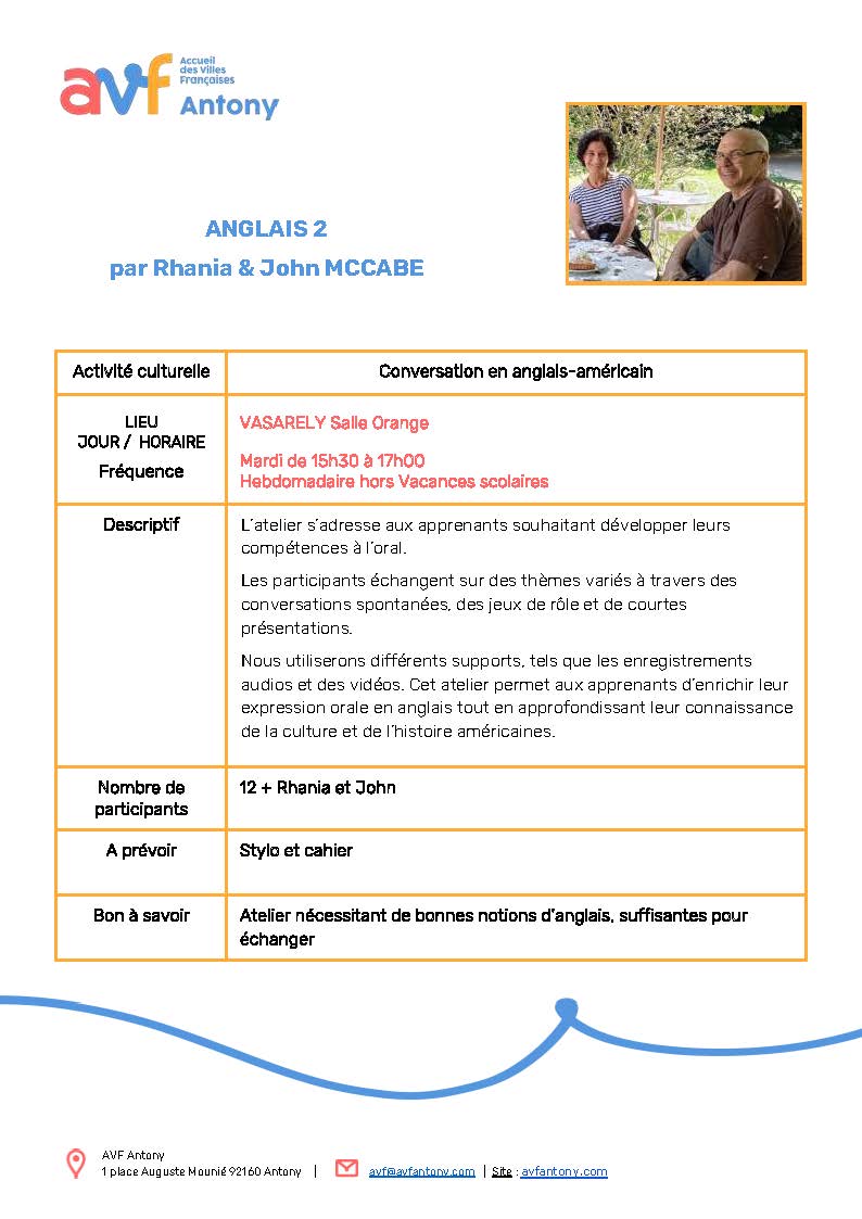 Anglais 2